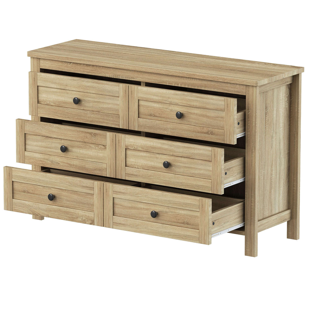 The Atlas Wooden Bedroom Set - Platform Bed, Nightstand & Dresser
