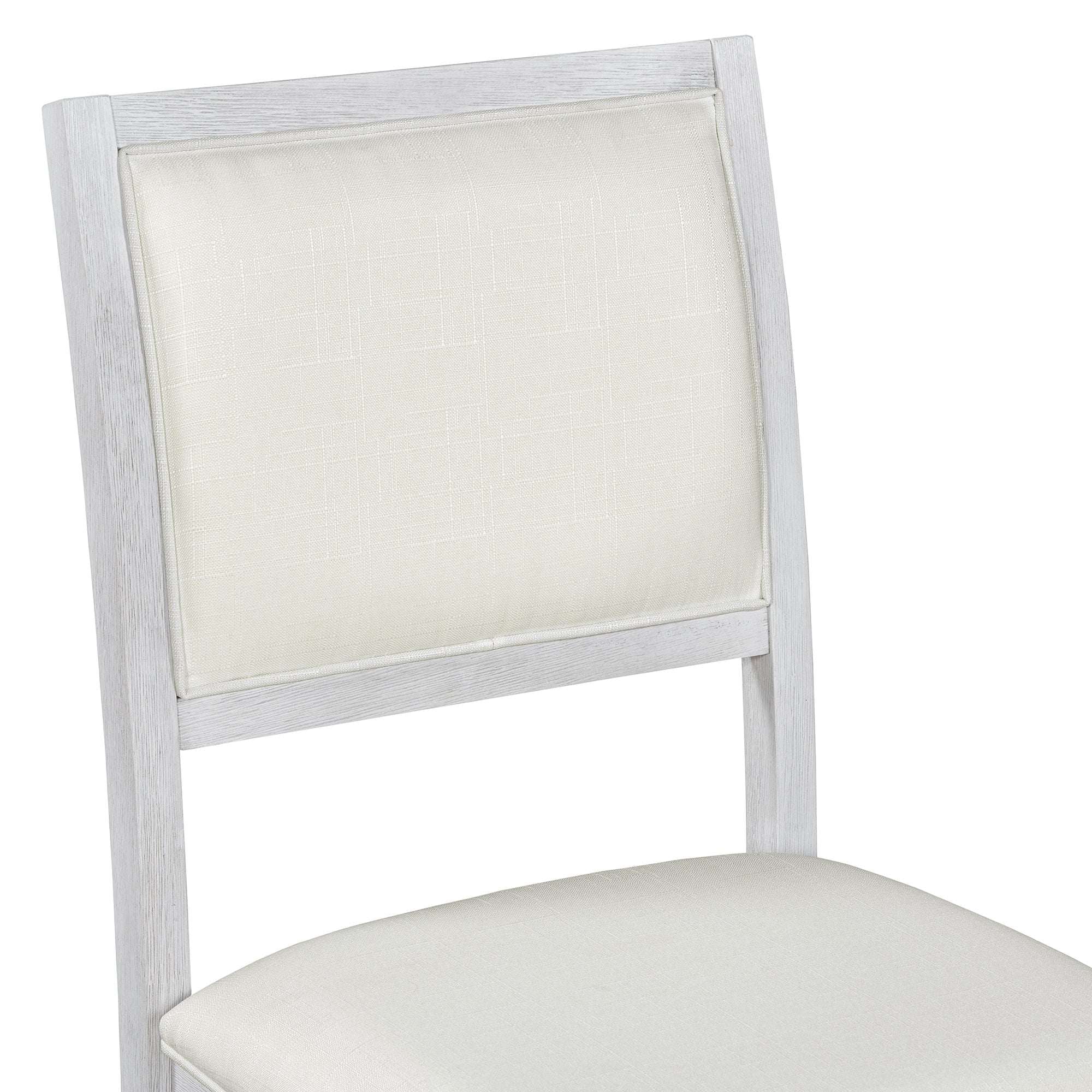 6-Piece Expandable Rustic Dining Set with Bench - Handcrafted Distressed Finish