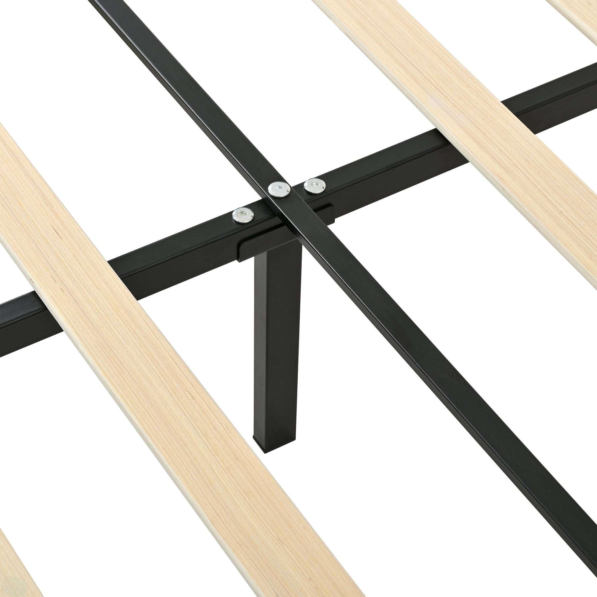 Velvet Upholstered Wingback Bed Frame with USB Charging & Storage - Queen/Full Size